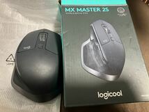 Logicool MASTER 2s ワイヤレスマウス Bluetooth レーザーマウス ロジクール 定価1万超え 動作品 中古本体 レシーバーありグラファイト高級_画像1