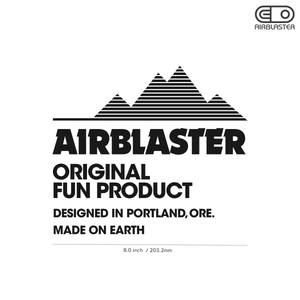 【AIRBLASTER】エアブラスター★17★ダイカットステッカー★切抜きステッカー★8.0インチ★20.3cm