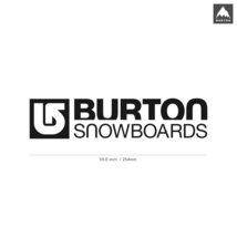 【BURTON】バートン★31★ダイカットステッカー★切抜きステッカー★10.0インチ★25.4cm_画像1