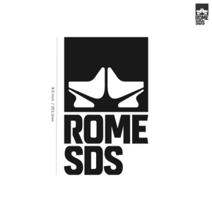 【ROME SDS】ローム★02★ダイカットステッカー★切抜きステッカー★8.0インチ★20.3cm