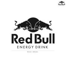 【RED BULL】レッドブル★02★ダイカットステッカー★切抜きステッカー★8.0インチ★20.3cm_画像1