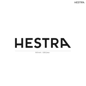【HESTRA】ヘストラ★01★ダイカットステッカー★切抜きステッカー★8.0インチ★20.3cm
