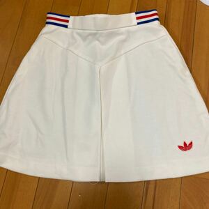 ⑥adidas Adidas юбка теннис белый retro белый Vintage 