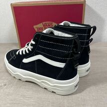 1円スタート売切り 新品未使用 vans バンズ SENTRY SK8-HI WC スケハイ スケートハイ ブーツ 天然皮革 ブラック USA企画 27cm 完売品_画像5