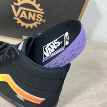 1円スタート売切り 新品未使用 VANS バンズ SK8-HI BMXスケートハイ スケートボーディング スニーカー BLACK ブラック USA企画 27cm 完売品_画像8