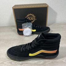 1円スタート売切り 新品未使用 VANS バンズ SK8-HI BMXスケートハイ スケートボーディング スニーカー BLACK ブラック USA企画 27cm 完売品_画像4