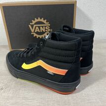 1円スタート売切り 新品未使用 VANS バンズ SK8-HI BMXスケートハイ スケートボーディング スニーカー BLACK ブラック USA企画 27cm 完売品_画像5