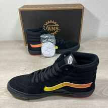 1円スタート売切り 新品未使用 VANS バンズ SK8-HI BMXスケートハイ スケートボーディング スニーカー ブラック USA企画 27.5cm 完売品_画像4