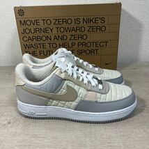 1円スタート売切り 新品未使用 ナイキ NIKE エアフォース 1 ネクストネイチャー スニーカー AIR FORCE 1 07 NN ホワイト 27.5cm_画像3