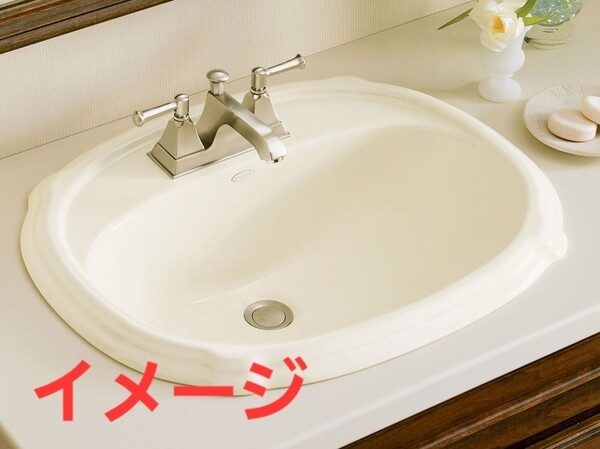 ガツンと大幅値引き 展示品 Kohler K-2189-1-0 肖像セルフリミングバスルームシンク-ホワイト 、シングルホール