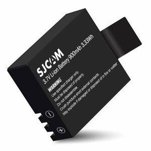 SJCAM社製スポーツカメラ用バッテリー 正規品 SJ4000/SJ5000x/SJ9000x等対応 容量900mAh SJBT900