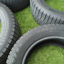 スタッドレス 冬タイヤ 4本セット ダンロップ DUNLOP WINTER MAXX 03 195/55R15 85Q 2021年製43週 溝あり ホンダ エアウェーブ _画像9