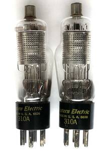 Western Electric 310A MADE IN U.S.A ラージパンチ２本　ロットナンバー6626,6639 新品未使用