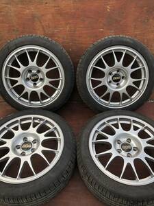 BBS アルミホイール FORGED RE771×8J +40 鍛造 225/45r18 95h 21年製　ナンカン　アルファード ヴェルファイア クラウン