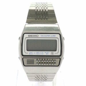 1円スタート SEIKO セイコー カリキュレーター アラーム チェックメイト C359-5000 デジタルウォッチ メンズ 腕時計 クォーツ 動作未確認