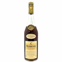 １円スタート Hennessy ヘネシー VSOP フィーヌシャンパーニュ スリムボトル コニャック 700ml 40％ ブランデー お酒_画像2