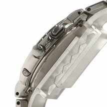 1円スタート 稼働品 SEIKO セイコー DOLCE ドルチェ 7B32-0AC0 電波ソーラー デイト ラウンド ブラック文字盤 シルバー SS メンズ 腕時計_画像4