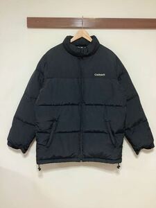 ね1262 carhartt カーハート ナイロン ダウンジャケット XL ブラック 黒 