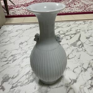 古玩 中国 花瓶 釉 古美術 宋代 定窯 白 花瓶