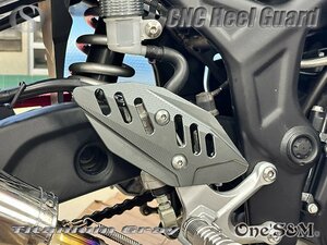 B7-22T YZF-R25 YZF-R3 MT-25 MT-03 CNC アルミ削り出し ヒールガード サイドステップカバー ステップパネル　チタングレーアルマイト