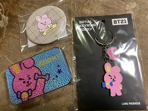 BT21 きらきらケースイニシャルキーリングミラーセット JUNGKOOK