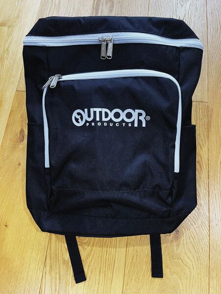 未使用 デイパック OUTDOOR PRODUCTS アウトドアプロダクツ リュック 黒 リュックサック ブラック OUTDOOR