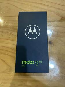 【新品未使用】moto g53y 5G モトローラ Motorola Android インクブラック ブラック Y!mobile スマートフォン　simフリー