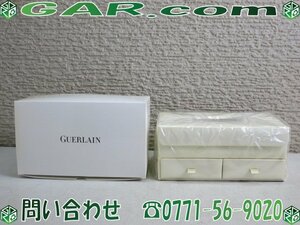 MD38 未使用品 GUERLAIN/ゲラン コットンボックス ティッシュ BOX 引き出し付き 小物入れ ケース