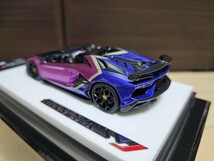 アイドロン 1/43 ランボルギーニ アヴェンタドール SVJ Roadster EIDOLON LAMBORGHINI Aventador MAKE UP Ad Personam Viola Fineo Hestia_画像5