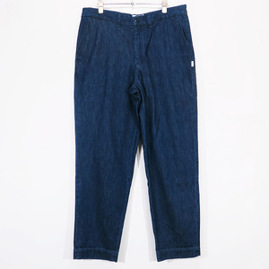 WTAPS ダブルタップス 23SS WRKT2002/TROUSERS/COTTON.DENIM 231BRDT-PTM11 トラウザーズ コットン デニム パンツ インディゴ noz