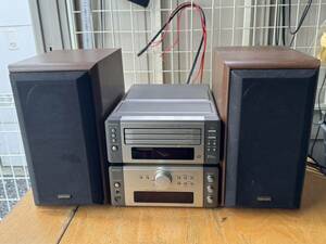 【動画あり↓】DENON システムコンポ UDRA-M7 udcm-m7 usc-m7 CD故障ジャンク品