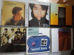 DEENディーン BEST&オリジナルアルバムCD6枚セット「SINGLES+」「'need love」「DEEN」「I wish」「The DAY」「UTOPIA」