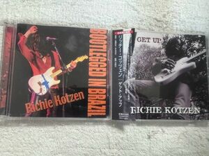 RICHIE KOTZENリッチーコッツェン LIVE&オリジナルアルバムCD2枚セット 「GET UP」「BOOTLEGGED IN BRAZIL」MR.BIGミスタービッグ