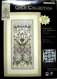 ★Dimensions The Gold Collection クロスステッチキット / Exquisite Lily Sampler
