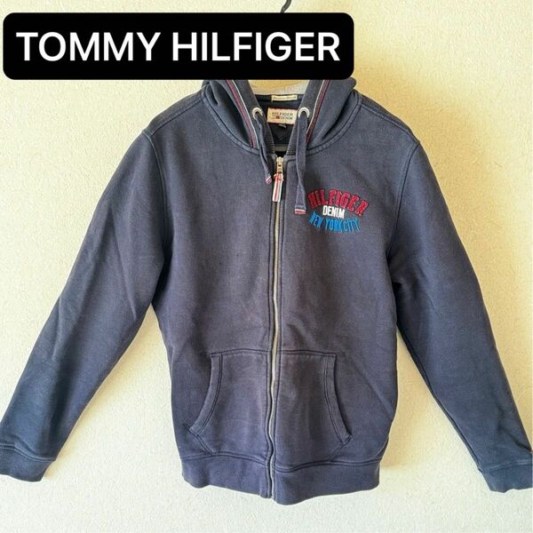 美品 TOMMY HILFIGER トミーヒルフィガー ジップパーカー 翌日発送