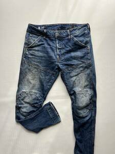 G-STAR RAW 5620 3D SLIM 立体裁断 メンズ W30 デニムパンツ ジーンズ / ジースターロウ スリム 大きめ W33相当 