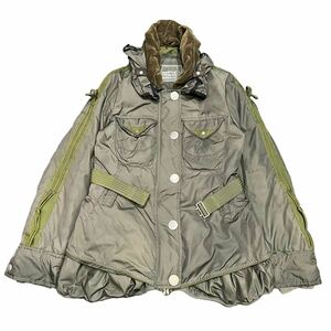 希少 RARE Marithe + Francois Girbaud ジルボー 00's parachute パラシュート down jacket ジャケット archive アーカイブ