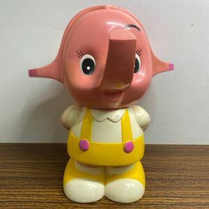 当時物 佐藤製薬 サトコちゃん ソフビ 貯金箱 高さ約28cm 昭和レトロ 