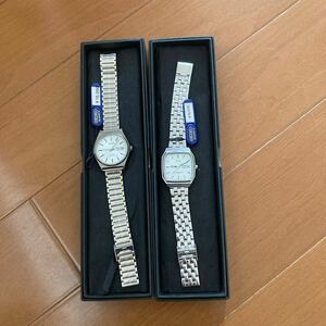 ※05 時計店在庫品 未使用品 クオーツ腕時計 ALBA アルバ 2点まとめて VX43-0AG0 V733-5A30