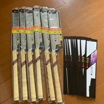 ※08 金物店在庫品 未使用品 玉鳥 ギョクチョウ レザーソー 導突鋸 240mm×6点 ＋替刃10点 計16点まとめて_画像1