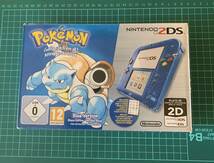 海外版　Nintendo 2DS 本体 BLUE （pokemon blue virsion?）起動OK 現状品　（同梱条件あり）_画像1