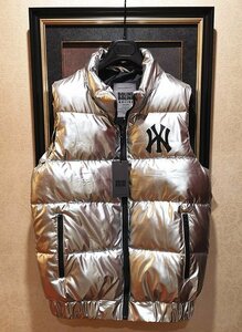 最高級4万※EU製*イタリア・ミラノ発*BOLINI*プレミアムライン※高級セレブdesigner・防寒・中綿ベスト・イタリア48/Lサイズ・銀