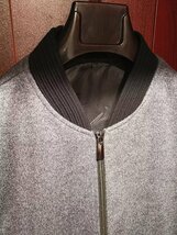 最高峰*定価20万◆イタリア*ローマ発*ROBERT CAVANI/ロベルトカバーニ*最上級バージン‐ウール・100% virgin wool・紳士ジャケット*50/XL灰_画像4