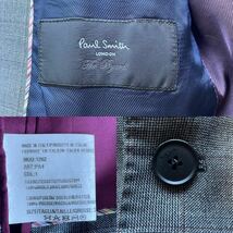 ポールスミス ブリティッシュコレクション Paul Smith スーツ セットアップ チェック柄 S相当 ウール100 マルチカラー_画像3