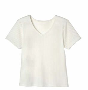 テレコベーシックVネックTシャツ　GRL　mb840