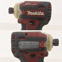 マキタ　18V　充電式インパクトドライバー　TD171D　中古品　オーセンティックレッド　電池2個付（1個は互換）_画像6