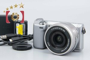 【中古】SONY ソニー α NEX-5R パワーズームレンズキット シルバー