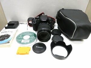 【76】1円～ Canon キャノン EOS Kiss x6i ボディ＋ EF-S 18-135mm F3.5-5.6 IS STM デジタル一眼レフ 稼働確認 デジカメ