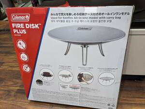 送料無料S81112 Coleman FIRE DISK PLUS コールマン ファイヤーディスク プラス、スパークシールドプラス　焚き火台　焚火台　未使用