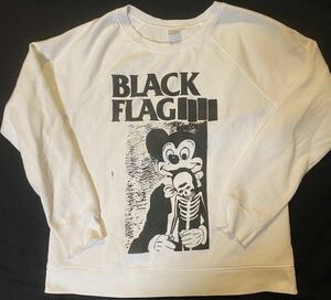 Black Flag ブラックフラッグ スウェット シャツ フガジ fugazi ハーゲンダッツ 野村訓市 着用 ミッキー Mickey Mouse hard core